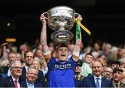 27 July 2025; Diarmuid O'Connor of Kerry lifts the Sam Maguire cup after the GAA Football All-Ireland Senior Championship final match between Kerry and Donegal at Croke Park in Dublin. Photo by Stephen McCarthy/Sportsfile