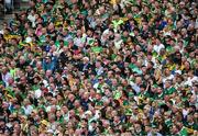 27 July 2025; Spectators in the Hogan Stand during the GAA Football All-Ireland Senior Championship final match between Kerry and Donegal at Croke Park in Dublin. Photo by Ray McManus/Sportsfile