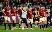 26 July 2025; British & Irish Lions assistant coach John Fogarty, centre, during the second test match between Australia and the British & Irish Lions at the Melbourne Cricket Ground in Melbourne, Australia. Photo by Brendan Moran/Sportsfile