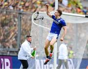 27 July 2025; Killian Spillane of Kerry celebrates his side's first goal, scored by teammate Joe O'Connor, not pictured, the GAA Football All-Ireland Senior Championship final match between Kerry and Donegal at Croke Park in Dublin. Photo by Stephen McCarthy/Sportsfile Photo by Stephen McCarthy/Sportsfile