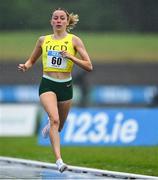 29 July 2025; Olympian Sarah Healy was speaking to media ahead of this weekend’s 123.ie National Senior Track and Field Championships which take place at Morton Stadium across Saturday Aug 2nd and Sunday Aug 3rd. Photo by Tyler Miller/Sportsfile