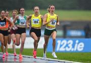 29 July 2025; Olympian Sarah Healy was speaking to media ahead of this weekend’s 123.ie National Senior Track and Field Championships which take place at Morton Stadium across Saturday Aug 2nd and Sunday Aug 3rd. Photo by Tyler Miller/Sportsfile