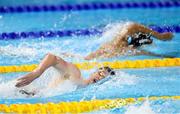 29 July 2025; Daniel Wiffin of Ireland competes in the heats of the Men’s 800m Freestyle during the World Aquatics Championships 2025 in Singapore. Photo by Ian MacNicol/Sportsfile