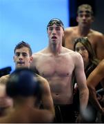 29 July 2025; Daniel Wiffin of Ireland before competing in the heats of the Men’s 800m Freestyle during the World Aquatics Championships 2025 in Singapore. Photo by Ian MacNicol/Sportsfile