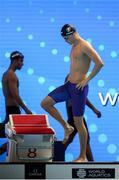 29 July 2025; Jack Casino of Ireland before competing in the heats of the Men’s 200m Butterfly during the World Aquatics Championships 2025 in Singapore. Photo by Ian MacNicol/Sportsfile