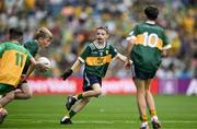 27 July 2025; Michael Harte, St Malachy's PS, Ballygawley, Tyrone, representing Kerry, during the GAA INTO Cumann na mBunscol Respect Exhibition Go Games at the GAA Football All-Ireland Senior Championship final match between Kerry and Donegal at Croke Park in Dublin. Photo by Ray McManus/Sportsfile