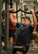 29 July 2025; Thomas Clarkson  during a British & Irish Lions gym session at Shore School in Sydney, Australia. Photo by Brendan Moran/Sportsfile