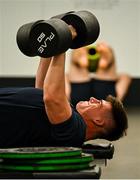 29 July 2025; Dan Sheehan during a British & Irish Lions gym session at Shore School in Sydney, Australia. Photo by Brendan Moran/Sportsfile