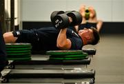 29 July 2025; Dan Sheehan during a British & Irish Lions gym session at Shore School in Sydney, Australia. Photo by Brendan Moran/Sportsfile