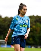 27 July 2025; Laura Daniel of Terenure Rangers during the FAI Women’s Amateur Cup final match between Terenure Rangers and Whitehall Rangers at UCD Bowl in Dublin. Photo by Ben McShane/Sportsfile