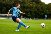 27 July 2025; Laura Daniel of Terenure Rangers during the FAI Women’s Amateur Cup final match between Terenure Rangers and Whitehall Rangers at UCD Bowl in Dublin. Photo by Ben McShane/Sportsfile
