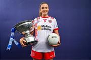 29 July 2025; In attendance during a photocall at Croke Park in Dublin ahead of the 2025 TG4 All-Ireland Ladies Football Championship Finals is Tyrone captain Aoibhinn McHugh. The 2025 TG4 All-Ireland Ladies Football Championship Finals take place at Croke Park this Sunday. Photo by Ramsey Cardy/Sportsfile
