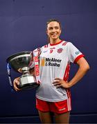 29 July 2025; In attendance during a photocall at Croke Park in Dublin ahead of the 2025 TG4 All-Ireland Ladies Football Championship Finals is Tyrone captain Aoibhinn McHugh. The 2025 TG4 All-Ireland Ladies Football Championship Finals take place at Croke Park this Sunday. Photo by Ramsey Cardy/Sportsfile
