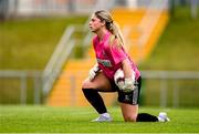 27 July 2025; Whitehall Rangers goalkeeper Lauren Davies during the FAI Women’s Amateur Cup final match between Terenure Rangers and Whitehall Rangers at UCD Bowl in Dublin. Photo by Ben McShane/Sportsfile