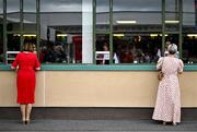 29 July 2025; Racegoers place bets during day two of the Galway Races Summer Festival at Ballybrit Racecourse in Galway. Photo by David Fitzgerald/Sportsfile