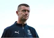 29 July 2025; Waterford manager Gary Hunt before the SSE Airtricity Women's Premier Division match between Shamrock Rovers and Waterford at Tallaght Stadium in Dublin. Photo by Thomas Flinkow/Sportsfile