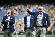 27 July 2025; Tommy Griffin of the 2000 All-Ireland winning Kerry football jubilee team who were honoured before the GAA Football All-Ireland Senior Championship final match between Kerry and Donegal at Croke Park in Dublin. Photo by Seb Daly/Sportsfile