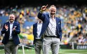 27 July 2025; Tommy Griffin of the 2000 All-Ireland winning Kerry football jubilee team who were honoured before the GAA Football All-Ireland Senior Championship final match between Kerry and Donegal at Croke Park in Dublin. Photo by Seb Daly/Sportsfile