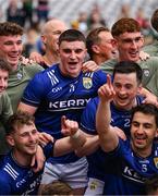 27 July 2025; Kerry players including Seán O'Shea, Paul Murphy and Brian Ó Beaglaoich celebrate after the GAA Football All-Ireland Senior Championship final match between Kerry and Donegal at Croke Park in Dublin. Photo by Ramsey Cardy/Sportsfile