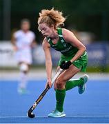 29 July 2025; Niamh Carey of Ireland during the women's hockey international match between Ireland and Spain at the Sport Ireland Campus in Dublin. Photo by Ben McShane/Sportsfile
