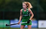 29 July 2025; Niamh Carey of Ireland during the women's hockey international match between Ireland and Spain at the Sport Ireland Campus in Dublin. Photo by Ben McShane/Sportsfile