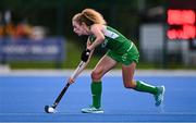 29 July 2025; Niamh Carey of Ireland during the women's hockey international match between Ireland and Spain at the Sport Ireland Campus in Dublin. Photo by Ben McShane/Sportsfile