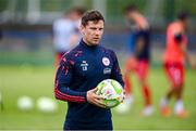 19 July 2025; Shelbourne technical director Luke Byrne before the Sports Direct Men’s FAI Cup second round match between Fairview Rangers and Shelbourne at Singland Park in Limerick. Photo by Stephen McCarthy/Sportsfile
