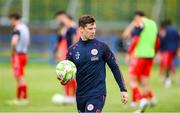 19 July 2025; Shelbourne technical director Luke Byrne before the Sports Direct Men’s FAI Cup second round match between Fairview Rangers and Shelbourne at Singland Park in Limerick. Photo by Stephen McCarthy/Sportsfile
