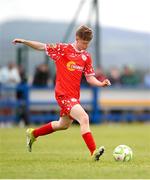 19 July 2025; Cillian Ryan of Shelbourne during the Sports Direct Men’s FAI Cup second round match between Fairview Rangers and Shelbourne at Singland Park in Limerick. Photo by Stephen McCarthy/Sportsfile