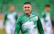 31 July 2025; Gary O'Neill of Shamrock Rovers before the UEFA Conference League Second Qualifying Round second leg match between Shamrock Rovers and St Joseph's at Tallaght Stadium in Dublin. Photo by Stephen McCarthy/Sportsfile