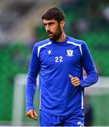 31 July 2025; Juanma of St Joseph's before the UEFA Conference League Second Qualifying Round second leg match between Shamrock Rovers and St Joseph's at Tallaght Stadium in Dublin. Photo by Tyler Miller/Sportsfile