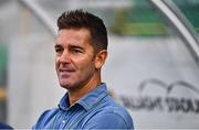31 July 2025; St Joseph's manager Abraham Paz before the UEFA Conference League Second Qualifying Round second leg match between Shamrock Rovers and St Joseph's at Tallaght Stadium in Dublin. Photo by Tyler Miller/Sportsfile