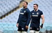 1 August 2025; Jack Conan, right, and Tadhg Beirne during a British & Irish Lions captain's run at Accor Stadium in Sydney, Australia. Photo by Brendan Moran/Sportsfile