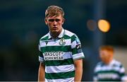 31 July 2025; Michael Noonan of Shamrock Rovers during the UEFA Conference League Second Qualifying Round second leg match between Shamrock Rovers and St Joseph's at Tallaght Stadium in Dublin. Photo by Tyler Miller/Sportsfile