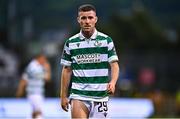 31 July 2025; Jack Byrne of Shamrock Rovers during the UEFA Conference League Second Qualifying Round second leg match between Shamrock Rovers and St Joseph's at Tallaght Stadium in Dublin. Photo by Tyler Miller/Sportsfile