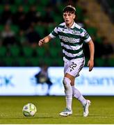 31 July 2025; Cian Barrett of Shamrock Rovers during the UEFA Conference League Second Qualifying Round second leg match between Shamrock Rovers and St Joseph's at Tallaght Stadium in Dublin. Photo by Tyler Miller/Sportsfile
