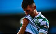 31 July 2025; Josh Honohan of Shamrock Rovers during the UEFA Conference League Second Qualifying Round second leg match between Shamrock Rovers and St Joseph's at Tallaght Stadium in Dublin. Photo by Tyler Miller/Sportsfile