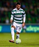 31 July 2025; Danny Mandroiu of Shamrock Rovers during the UEFA Conference League Second Qualifying Round second leg match between Shamrock Rovers and St Joseph's at Tallaght Stadium in Dublin. Photo by Tyler Miller/Sportsfile