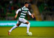 31 July 2025; Danny Mandroiu of Shamrock Rovers during the UEFA Conference League Second Qualifying Round second leg match between Shamrock Rovers and St Joseph's at Tallaght Stadium in Dublin. Photo by Tyler Miller/Sportsfile