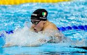 1 August 2025; Ellie McCartney of Ireland competes in the Women’s 200m Breaststroke final during the World Aquatics Championships 2025 in Singapore. Photo by Ian MacNicol/Sportsfile