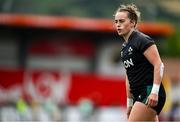 2 August 2025; Molly Scuffil-McCabe of Ireland before the Women's Rugby World Cup warm-up match between Ireland and Scotland at Virgin Media Park in Cork. Photo by Shauna Clinton/Sportsfile