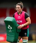 2 August 2025; Deirbhile Nic A Bháird of Ireland before the Women's Rugby World Cup warm-up match between Ireland and Scotland at Virgin Media Park in Cork. Photo by Shauna Clinton/Sportsfile