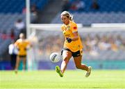 3 August 2025; Aoife Kelly of Antrim during the TG4 All-Ireland Ladies Football Junior Championship final match between Antrim and Louth at Croke Park in Dublin. Photo by Piaras Ó Mídheach/Sportsfile
