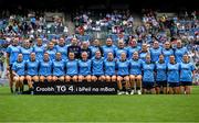 3 August 2025; The Dublin squad pose for a team photograph before the TG4 All-Ireland Ladies Football Senior Championship final match between Dublin and Meath at Croke Park in Dublin. Photo by Shauna Clinton/Sportsfile