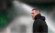 3 August 2025; Gary O'Neill of Shamrock Rovers before the SSE Airtricity Men's Premier Division match between Shamrock Rovers and Derry City at Tallaght Stadium in Dublin.  Photo by Ben McShane/Sportsfile