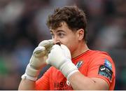 3 August 2025; Shamrock Rovers goalkeeper Ed McGinty during the SSE Airtricity Men's Premier Division match between Shamrock Rovers and Derry City at Tallaght Stadium in Dublin.  Photo by Stephen McCarthy/Sportsfile