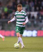 3 August 2025; Connor Malley of Shamrock Rovers during the SSE Airtricity Men's Premier Division match between Shamrock Rovers and Derry City at Tallaght Stadium in Dublin.  Photo by Stephen McCarthy/Sportsfile