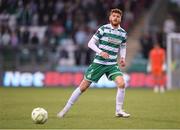 3 August 2025; Connor Malley of Shamrock Rovers during the SSE Airtricity Men's Premier Division match between Shamrock Rovers and Derry City at Tallaght Stadium in Dublin.  Photo by Stephen McCarthy/Sportsfile