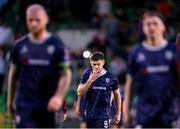 3 August 2025; Adam O'Reilly of Derry City after the SSE Airtricity Men's Premier Division match between Shamrock Rovers and Derry City at Tallaght Stadium in Dublin.  Photo by Stephen McCarthy/Sportsfile