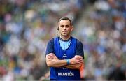 3 August 2025; Dublin joint manager Paul Casey during the TG4 All-Ireland Ladies Football Senior Championship final match between Dublin and Meath at Croke Park in Dublin. Photo by Seb Daly/Sportsfile